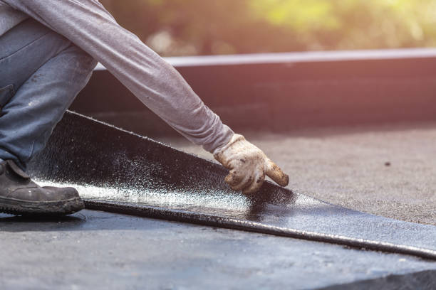 Professional Emergency Waterproofing technician working in Bonduel, WI